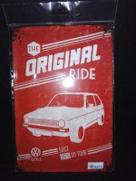 Placa Metalica Golf 20x30 Cm Art Nostalgic Importada Alemania